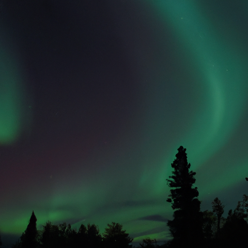 A photo of the Northern Lights
